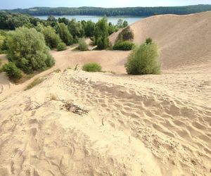 Mazury jak Abu Zabi? Piaskowa góra przypomina egzotyczną pustynię [ZDJĘCIA]