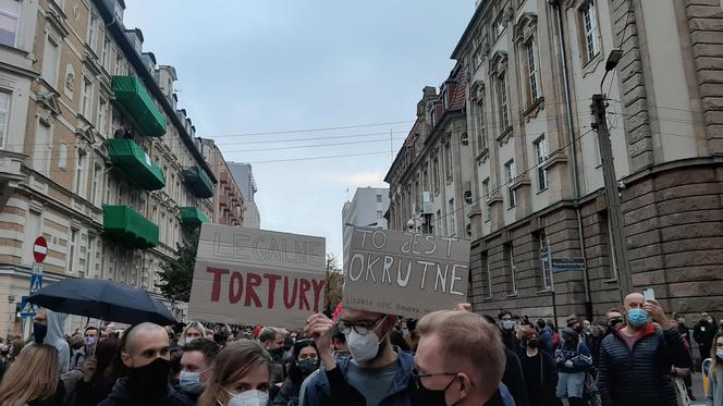 Strajk kobiet w centrum Poznania