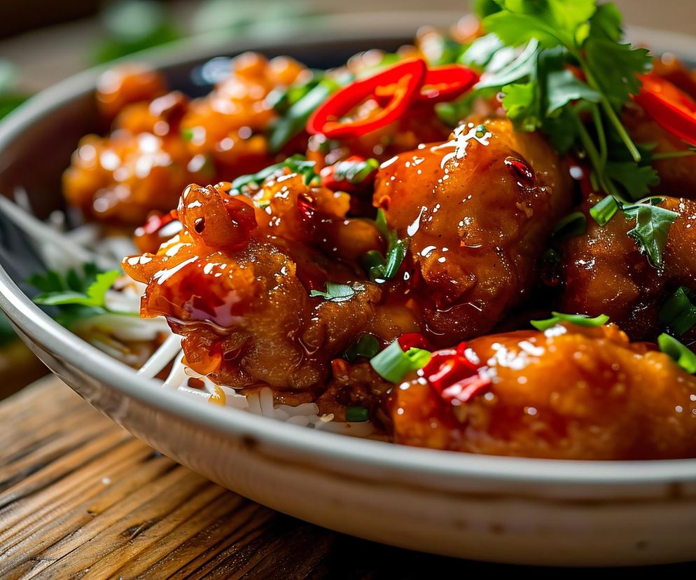Chrupiący kurczak w lepiącej glazurze. Na obiad wybierz kurczaka generała Tso