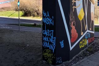 Polak i Ukrainiec wspólnie sprzątają świat. Nowy antywojenny mural w Szczecinie