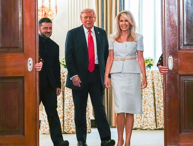 Spotkanie Zełeński - Trump w Białym Domu z udziałem europejskich liderów
