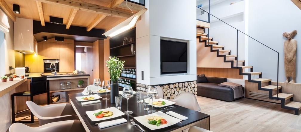 Aranżacja wnętrza apartamentu w Zakopanem