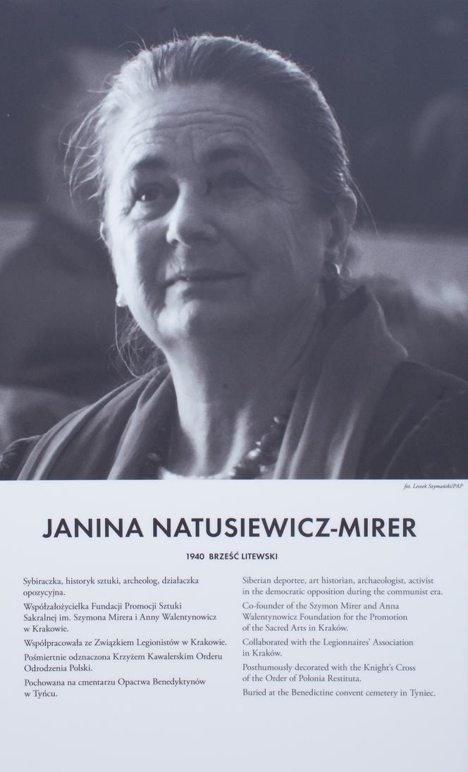 Janina Natusiewicz-Mirer – sybiraczka, działaczka społeczna, dawna działaczka opozycji