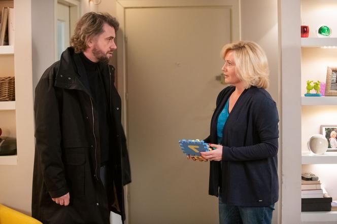 Na Wspólnej odc. 3208. Danka (Lucyna Malec), Rafał (Maciej Konopiński)