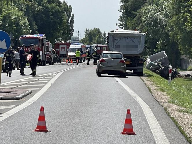 Potworny wypadek w Grębiszewie. Zginęła rodzina