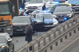 Warszawa. Pościg za kradzionym autem 