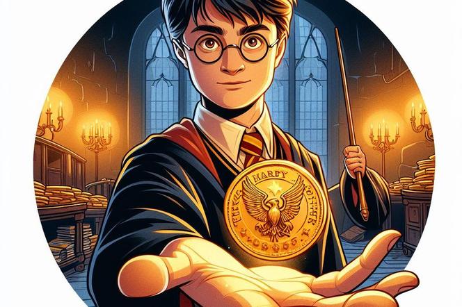 Harry Potter. Moneta z polskiej mennicyto prawdziwe cudeńko! Postało tylko 100 sztuk!