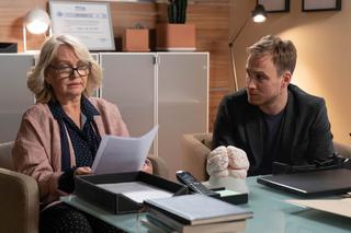 Na dobre i na złe, odcinek 731. Barbara (Agnieszka Pilaszewska), Michał (Mateusz Janicki)