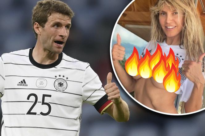 Heidi Klum wspiera Niemcy na EURO 2020