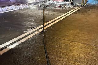 Pożar ciężarówki w Lalikach (pow. żywiecki)