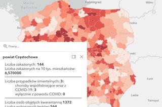 Koronawirus w województwie śląskim. Tak wygląda sytuacja w poszczególnych powiatach [RAPORT, 19 MARCA]