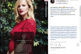 Joanna Kulig zostanie w Hollywood 