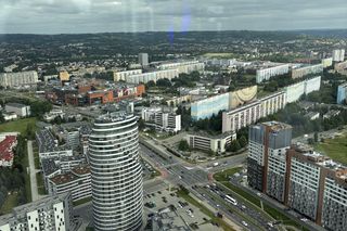 Byliśmy 40, piętrze najwyższego budynku mieszkalnego w Polsce. Widok jest niesamowity