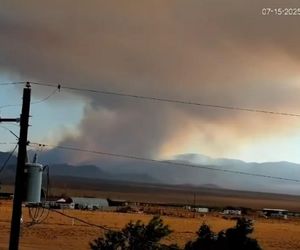 Pożar w rejonie Strefy 51! Teorie o UFO szaleją