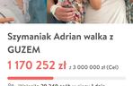 Żona chorego Adriana ze ŚOPW zaapelowała o pomoc. Na koncie zbiórki w dobę zebrano ponad milion!