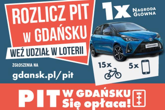 Gdańsk: Rozlicz PIT i wygraj... HYBRYDOWĄ TOYOTĘ! Sprawdź, jak zgarnąć cenne nagrody!