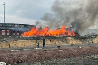 Pożar w Katowicach (26.07.2025)