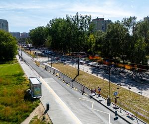 Tramwaj na Stegny w Warszawie w przeddzień otwarcia