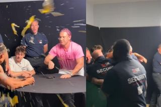 Natan Marcoń zaatakował swojego rywala. Ochrona ledwo powstrzymała jego przeciwnika [WIDEO]