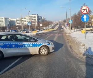 Potrącenie pieszej na Zawadzkiej w Łomży! Trafiła do szpitala