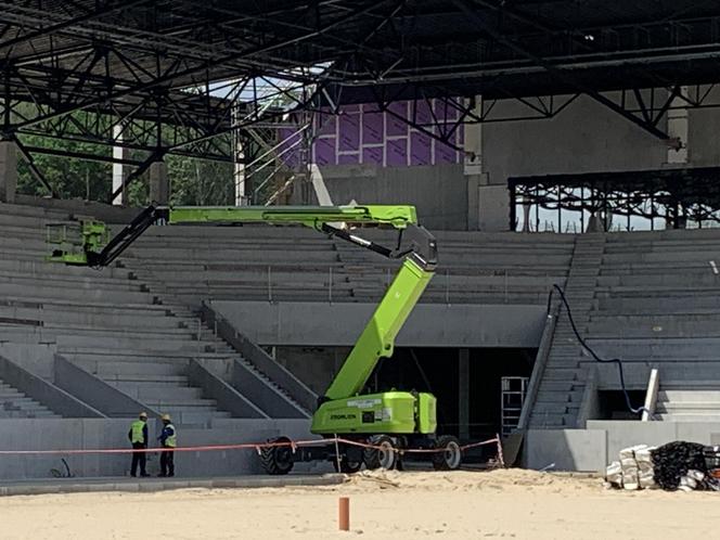 Nowy stadion GKS w Katowicach. Budowa