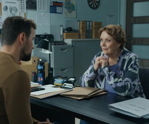 Barwy szczęścia odc. 3245. Marcin Kodur (Oskar Stoczyński), Józefina Rawiczowa (Elżbieta Jarosik)