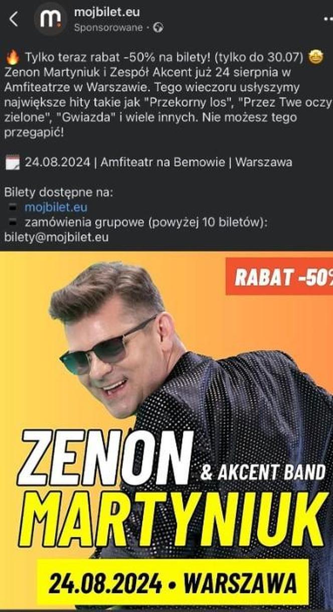 Co z koncertami Martyniuka?