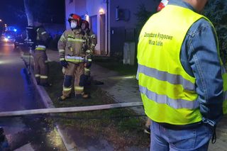 Pożar pustostanu w Lublinie