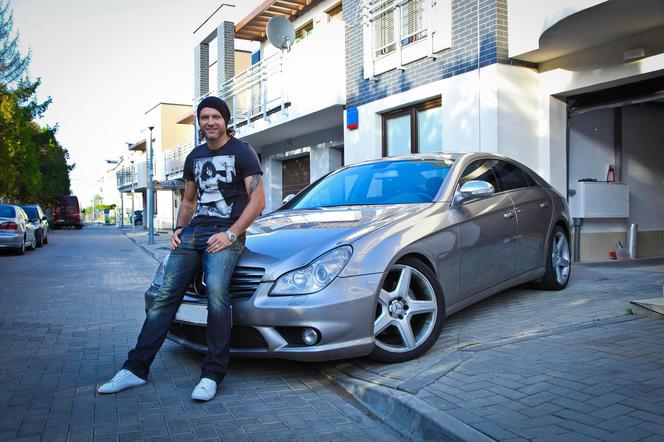 Radek Majdan i jego Mercedes CLS