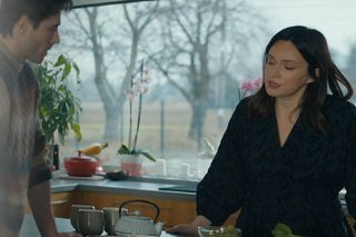 	Barwy szczęścia odc. 3203 nowy sezon po wakacjach. Natalia (Maria Dejmek), Cezary (Marcel Opaliński)