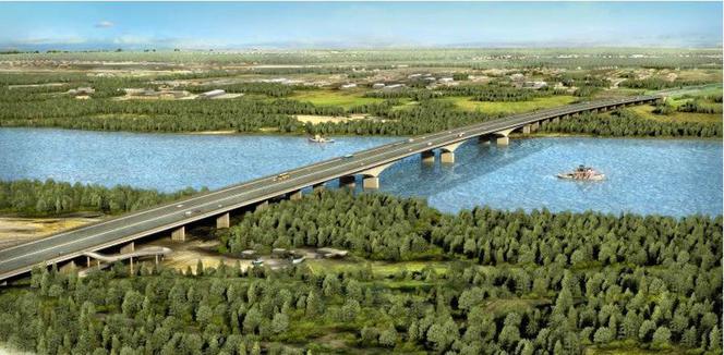 Nowy most przez Wisłę