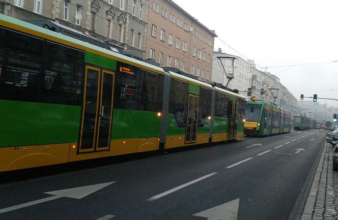 Stanęły tramwaje w centrum Poznania – wszystko z powodu awarii zasilania
