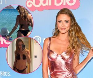 Joanna Opozda wskoczyła do wody w minibikini. Kawałeczek materiału i sznureczki nie zasłaniają za wiele