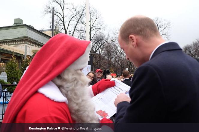 Książę William ze świętym Mikołajem