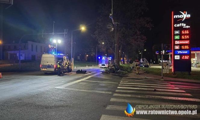 Tragiczny wypadek w Opolu. Kierowca uciekał policji