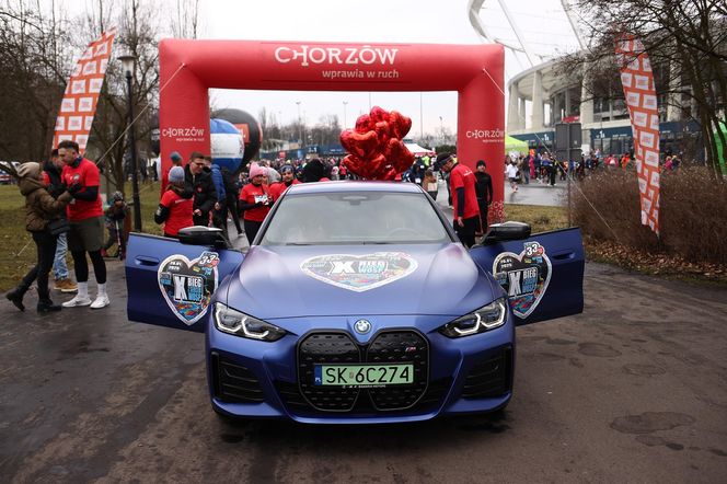 Bieg z Sercem WOŚP w Parku Śląskim. Po raz dziesiąty pobiegli w szczytnym celu