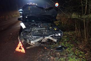 Rybnik: Jechała tak szybko, że wykąpała samochód w zalewie! [ZDJĘCIA]