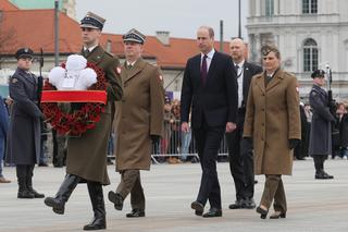 Książę William w Warszawie - drugi dzień wizyty