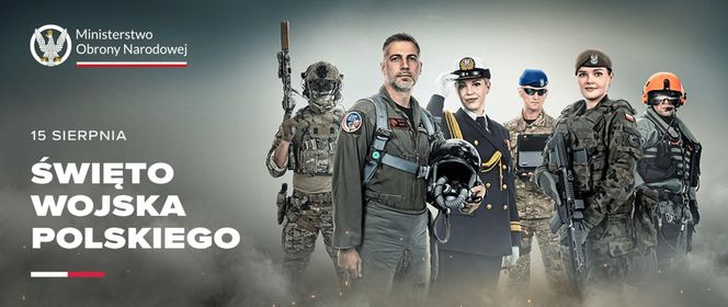 Plakat zapowiadający defiladę w Warszawie 2025
