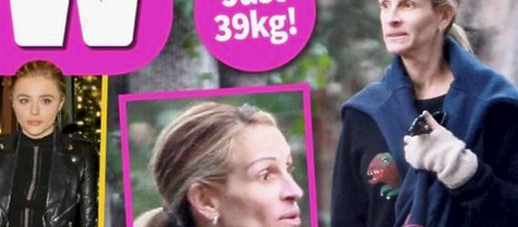 Julia Roberts UMIERA! Waży 39 kilogramów