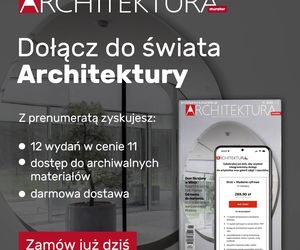 Wiodący miesięcznik architektoniczny. Subskrybuj!