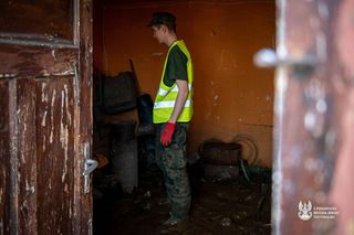 Strażacy i żołnierze wznowili prace porządkowe w gminie Pawłosiów