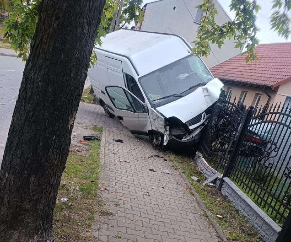 Poranna kraksa w Skarżysku