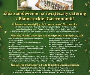 Catering świąteczny PSS Społem Białystok