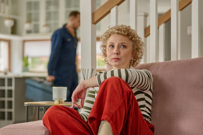 Na Wspólnej odc. 4011: Beata (Katarzyna Ptasińska), Paweł (Grzegorz Kwiecień)