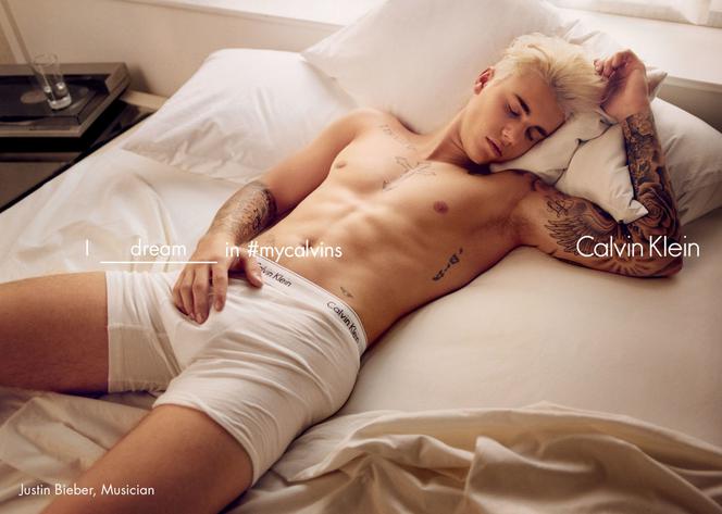 Justin Bieber w reklamie Calvina Kleina