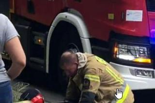 Rozpacz strażaka po tragicznym pożarze bloku. Nic więcej nie mógł zrobić