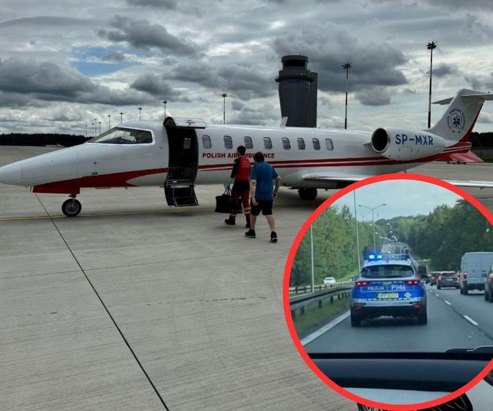 Policjanci eskortowali mężczyznę jadącego na przeszczep nerki. Liczyła się każda sekunda