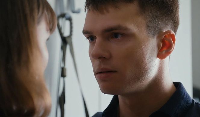 M jak miłość odc. 1887. Tomek Kubicki (Chris Cugowski), Justyna (Marta Malinowska)