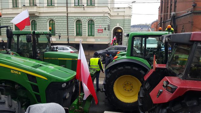 Protest rolników w Bydgoszczy